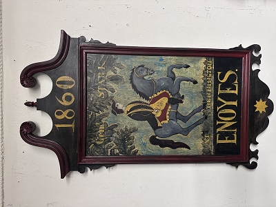 1860 Enoyes Antique Chip And Dale Frame Original Artwork by Kathy Graybill